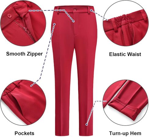 Womens Business Pants Suit 2 Piece Set Classic One Button Blazer & Pants Set for Work Wedding Interview in Saudi Arabia