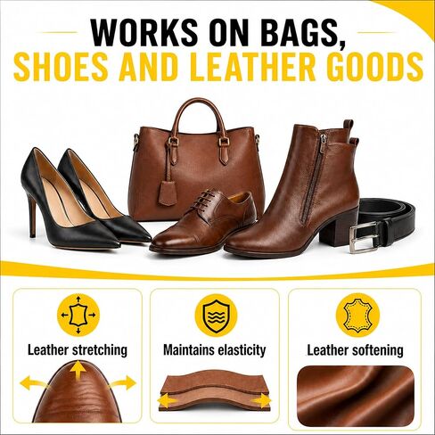 Shoe Stretch Spray, Professional Boot Stretcher Spray Relieve Tight Fitting Shoes and Boots, Leather Softener for Tight Shoe, Boots, Heels, Canvas and Sneakers for Women and Men (6 FL OZ) in Saudi Arabia