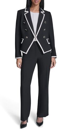Karl Lagerfeld Women's Lapel Contrast Blazer in Kuwait
