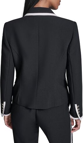 Karl Lagerfeld Women's Lapel Contrast Blazer in Kuwait