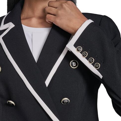 Karl Lagerfeld Women's Lapel Contrast Blazer in Kuwait