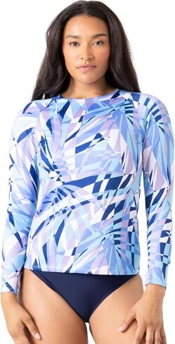 Spyder Women's Long Sleeve Rashguard – Quick-Dry, UPF+, Swim Shirt, Beach, Surfing, Hiking, Gym, Yoga in Saudi Arabia