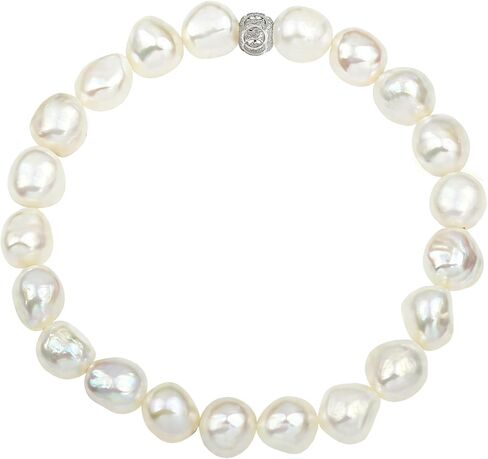 Kakikaki White Freshwater Cultured Pearls Stretch Bracelet for Women in Saudi Arabia