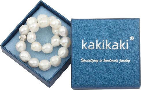 Kakikaki White Freshwater Cultured Pearls Stretch Bracelet for Women in Saudi Arabia