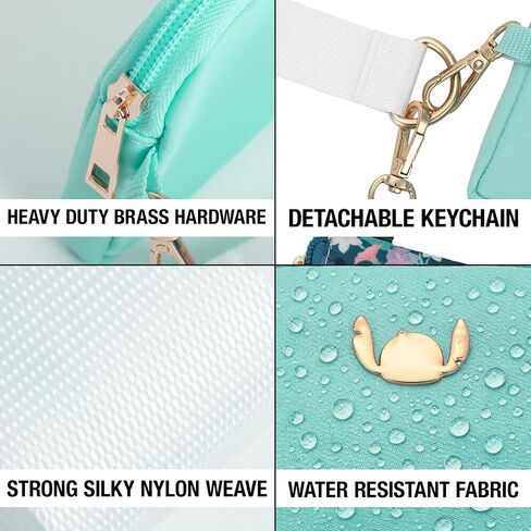 Bioworld Lilo & Stitch Tropical Character Print 2-Piece Women's Coin Purse & Wristlet in Kuwait