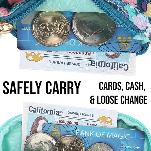 Bioworld Lilo & Stitch Tropical Character Print 2-Piece Women's Coin Purse & Wristlet in Kuwait