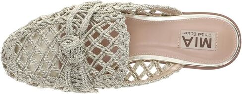 MIA Womens Layce Metallic Mules Flats Casual in Kuwait