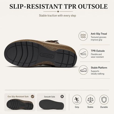 SHIBEVER Clogs for Women Mules Comfortable: Slip On Lightweight Cushioned and Footbed with Arch Support - Casual Walking Closed Toe Shoes in Kuwait