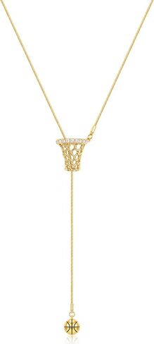 World Cup 2026 Competition Ball,Soccer/Basketball/Pickleball Necklace for Women Dainty Y-Shaped Necklaces Adjustable Gold Long Necklaces Sports Accessories Trendy Jewelry Gifts for Sports Lovers in Kuwait