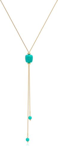 Long Y Necklace for Women, Adjustable Sliding Bead Lariat Necklace, Colorful Chunky Acrylic Statement Necklace for Boho Vacation, Resort & Everyday Wear in Saudi Arabia