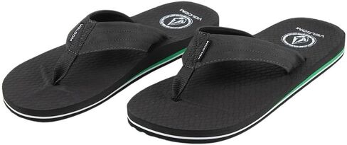 Volcom Men's Vol-commuter Flip Flop Sandals – Comfort Foam Footbed, Water-friendly Thong Sandals in Kuwait