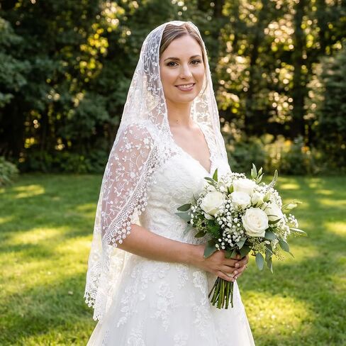 MAQUITA 8 Pcs Triangle Lace Veils for Church, Mantilla Veil Set with Tassel, Catholic Chapel Head Covering for Women, Floral Lace Scarf for Wedding Funeral Mass, 8 Colors 55x17.7 Inches in Kuwait