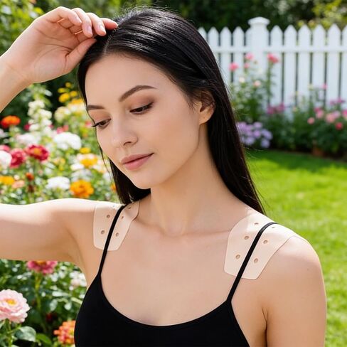 Sibba 8Pcs Bra Strap Cushions, Anti-Slip Shoulder Pads for Women, Silicone Bra Strap Holder to Prevent Slipping, Soft Shoulder Straps Pad for Underwear Daily Wear in Kuwait