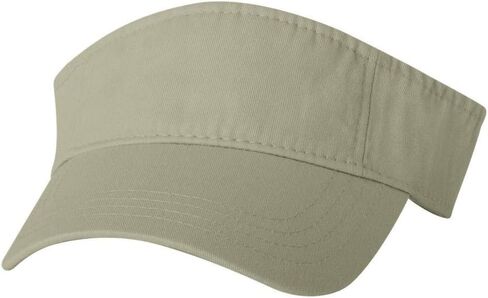 Valucap - Bio-Washed Visor - VC500 - Adjustable - Khaki in Saudi Arabia
