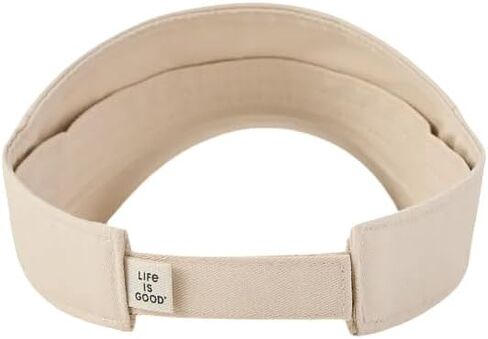 Life is Good Updated Visor Cap, Birch White, One Size in Kuwait