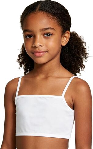Girls Camisole Undershirts Size 10-12 Training Bras Cotton Sport Bras Pack of 3 Cami Crop Tops for Teens Summer in Kuwait