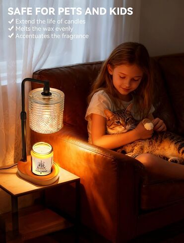Candle Warmer Lamp with Timer, Christmas Birthday Gifts for Women Mom, House Warming Gifts New Home Vintage Decor, Wax Melt Warmer for Jar Candles in Kuwait