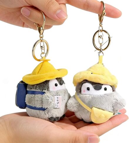 2PCS Penguin Keychain Plush Cute Soft Penguin Keychains for Bags, Car, Home Decor or Gift in Saudi Arabia
