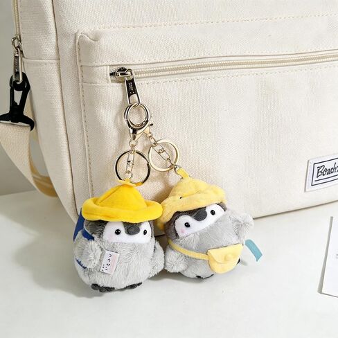 2PCS Penguin Keychain Plush Cute Soft Penguin Keychains for Bags, Car, Home Decor or Gift in Saudi Arabia