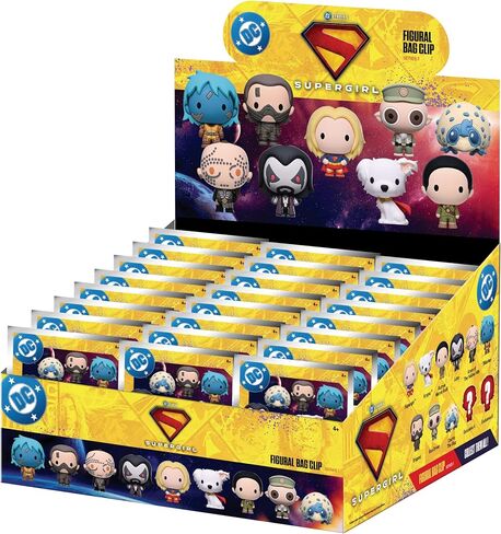 Super Girl Movie 3D Foam Bag Clip, Series 1 – Blind Bag (ONE Random Figure) – DC Comics Character Keychain/Backpack Accessory | Official Licensed Merchandise in Kuwait
