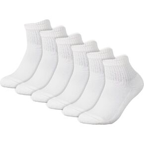 BomKinta Ankle Socks for Women - Soft Cotton Quarter Socks with Reinforced Sole - Casual Sock with Band 6 Pairs Gifts in Kuwait