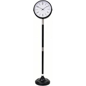 Grandfather Clocks Metal Floor Standing Clock Quartz Silent Decorative Timepiece for Home in Kuwait