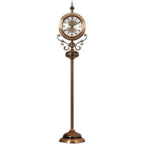 Grandfather Clocks Vintage Grandstand Clock Living Room European-Style Standing Nordic Floor-Standing Watch Decoration Retro Big in Kuwait