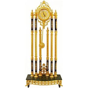 Grandfather Clocks Metal Floor Clock Mechanical Pendulum European for Home Mansion Villa in Kuwait
