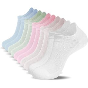 Ankle Socks for Women Cotton Thin Athletic Running Low Cut No Show Socks with Heel Tab 5 Pairs in Saudi Arabia