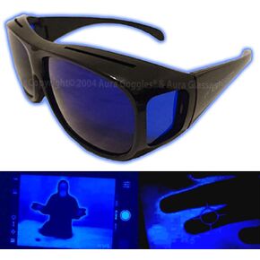 OFFICIAL DICYANIN® PRO AURA GLASSES® - See Auras Paranormal Metaphysical Energy Crystal Meditation Ghost Hunting Prana UV Torch Tarot Cards Reiki Healing Goggles Ouija Evp Emf Meter Kirlian Orgone in Saudi Arabia