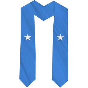 Somalia Country Flag Graduation Stole Sash Double-Layer Ceremonial Scarf in Saudi Arabia