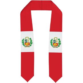 Flag Graduation Stole Class of 2026 Graduation Satin Sash Scarf Gifts for International Student in Saudi Arabia