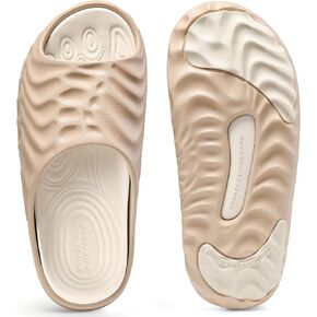 shoeslocker Men's Slides Wide Recovery Arch Support Mules Summer Garden Beach Shower Shoes in Kuwait