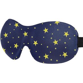 Sleep Mask SleepFun Invisible Alar Deep Orbit 3D Eye Mask Ultra Lightweight & Comfortable Sleeping Mask for Travel, Nap, Shift Works, Black & Blue in Saudi Arabia