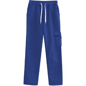 Womens Straight Leg Sweatpants 2026 Baggy Casual Wide Leg Sweat Pant Fleece Lined Athletic Workout Lounge Pants in Saudi Arabia
