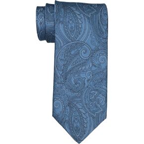 Italo Ferretti Satin Blue Paisley Tie in Saudi Arabia