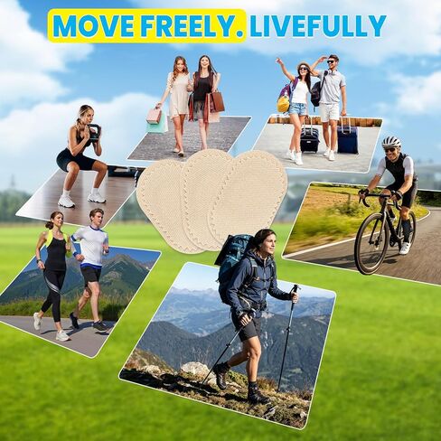 Bunion Pads to Wear with Shoes - 30 Pcs Waterproof Bunion Cushions for Women and Men - Adhesive Bunion Protector for Walking, Standing, Hiking, Sport, Daily Use in Kuwait