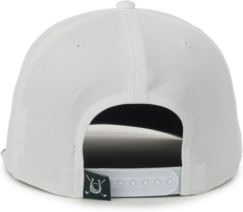Outdoor Cap Six Iron Golf Cowboy Cap – White High Crown Hat, Dark Rope Detail, Western Golf Graphic, One Size in Kuwait