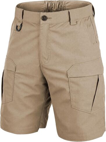 Men's Hiking Cargo Shorts Waterproof Quick Dry Work Shorts Lightweight Casual Outdoor Tactical Shorts with Pockets (No Belt) in Saudi Arabia