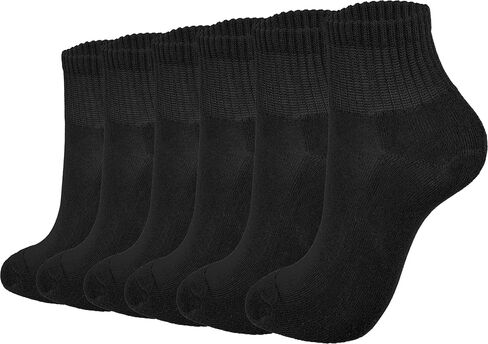 BomKinta Ankle Socks for Women - Soft Cotton Quarter Socks with Reinforced Sole - Casual Sock with Band 6 Pairs Gifts in Saudi Arabia