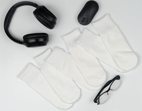 BomKinta Ankle Socks for Women - Soft Cotton Quarter Socks with Reinforced Sole - Casual Sock with Band 6 Pairs Gifts in Saudi Arabia