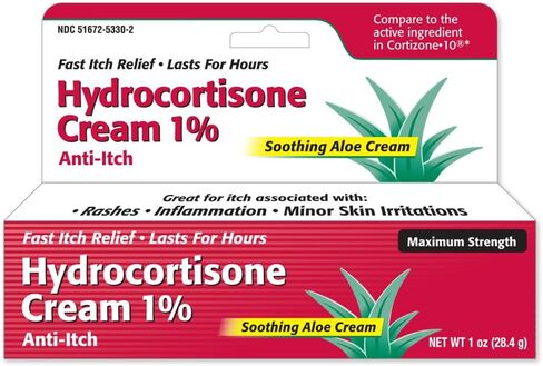 TARO Hydrocortisone Aloe 1% Cream 1Oz in Kuwait