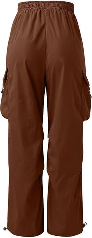 Kids Baggy Cargo Pants Boys Girls Casual Loose Fit Wide Leg Parachute Track Pant Fashion Harem Joggers with Pockets in Saudi Arabia