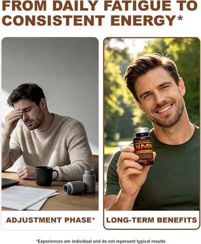 NMN NAD Supplement 1100mg,4-in-1 Enhanced with Quercetin &Resveratrol & TMG | NAD+ Support & Optimizer for Cellular Energy, Anti-Aging,90 Capsules,Dietary Supplement in Saudi Arabia