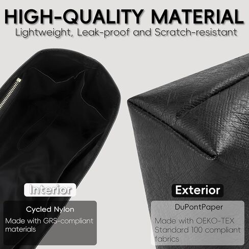 Purse Organizer Insert for Coach Brooklyn 39, Brooklyn 39 Bag Insert with 9 Pockets & Elastic Bottle Holder, Waterproof Lightweight Dupontpaper Bag Shaper for Coach Brooklyn Bag, Black in Kuwait