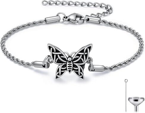 Urn Bracelet For Ashes Cremation Jewelry For Ashes Keepsake Pendant Locket Memorial Jewelry Bereavement Keepsake Gifts for Loss of a Loved One in Saudi Arabia