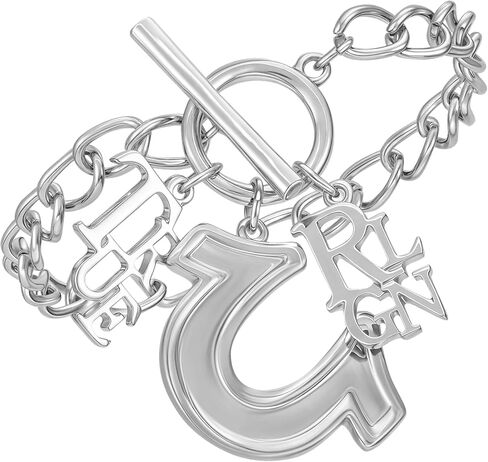 True Religion Horseshoe & Logo Charm Bracelet in Saudi Arabia