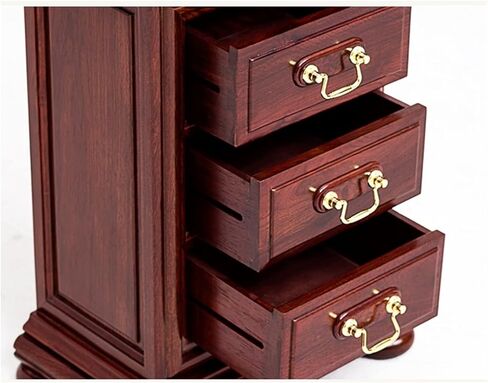 Grandfather Clocks European Style Floor Clock, Living Room Simple Standing Retro Home Decoration Mahogany Mechanical Timekeeping Solid Wood in Kuwait