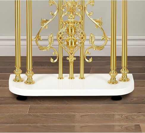 Grandfather Clocks Vintage Metal Floor Clock Silent Quartz Movement European Style Ornate in Kuwait