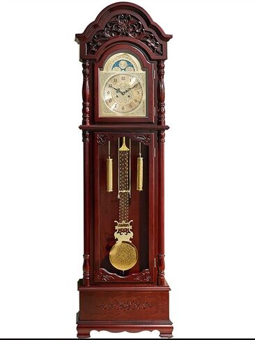 Grandfather Clocks Solid Wood Classical Vertical Clock, Chinese Style Floor, European Living Room Pendulum, Timekeeping Mechanical in Kuwait